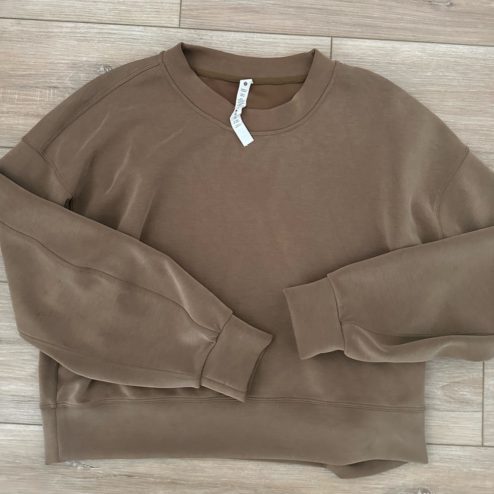 Lululemon Brown Crewneck Sweatshirt